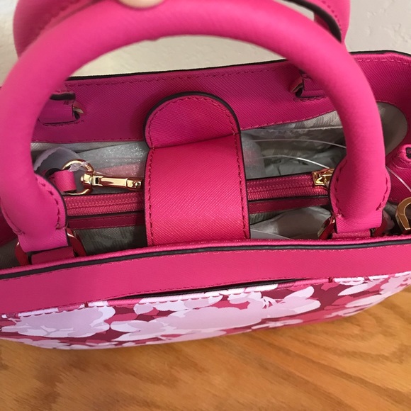 Michael Kors Hailee Xs Satchel granita Pink Bag - Picture 6 of 8